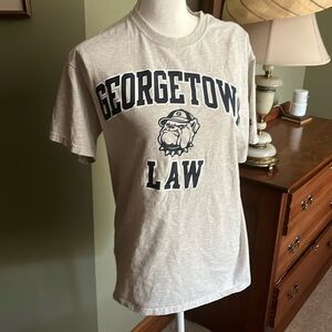 Georgetown law medium T-shirt washed once never worn